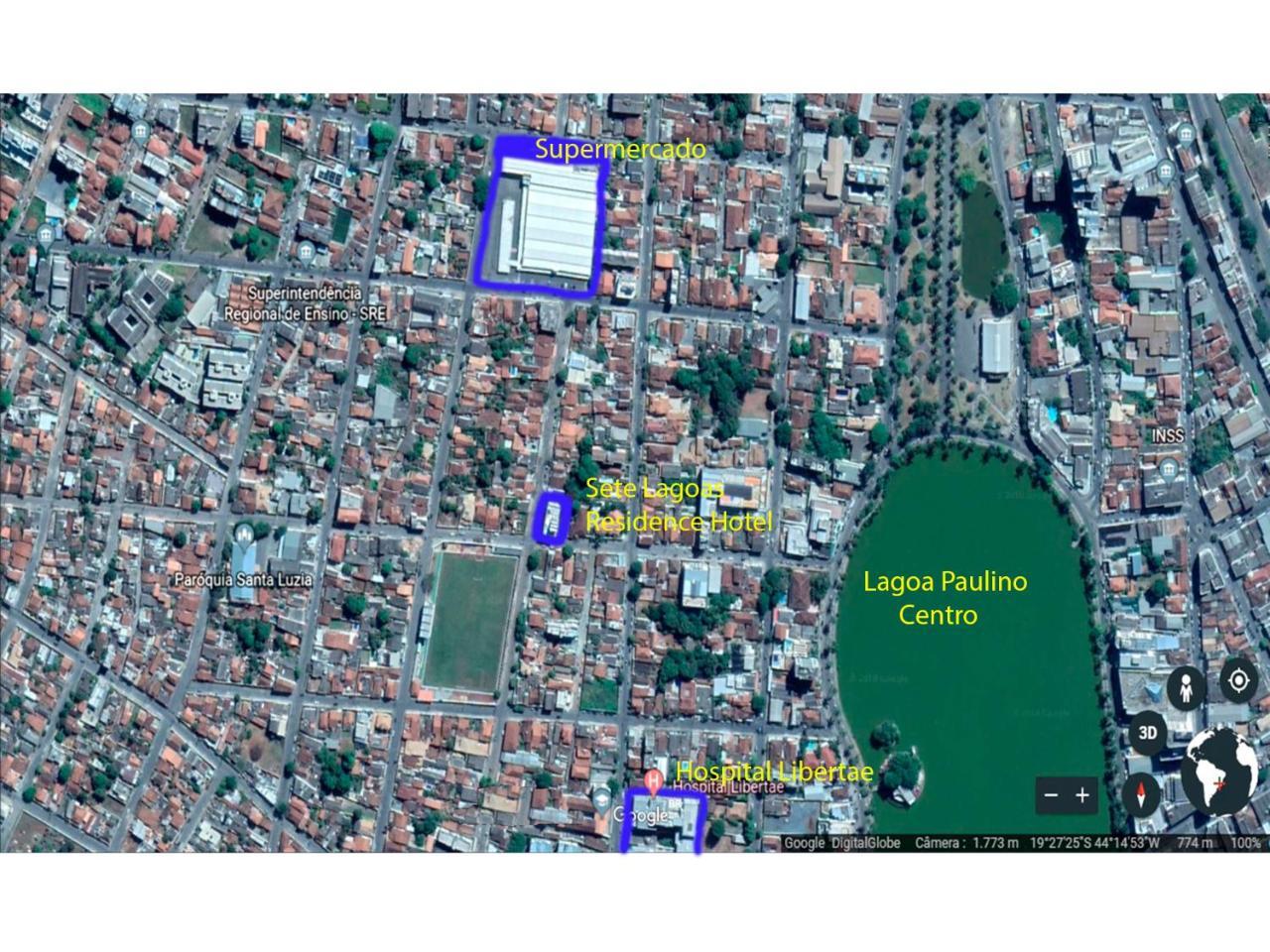 Sete Lagoas Residence Hotel Buitenkant foto
